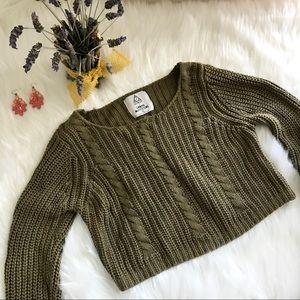 Unif x urban outfitters cropped sweater